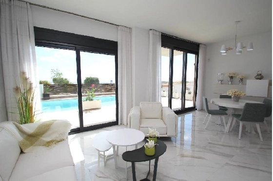 Villa in Los Belones(Murcia) zu verkaufen, Wohnfläche 168 m², Zustand Erstbezug, Klimaanlage, Grundstück 430 m², 3 Schlafzimmer, 2 Badezimmer, Pool, ref.: HA-LBN-110-E01-4