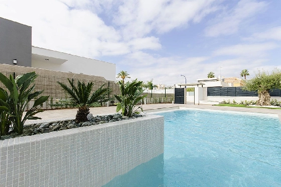 Villa in Los Belones(Murcia) zu verkaufen, Wohnfläche 207 m², Zustand Erstbezug, Klimaanlage, Grundstück 430 m², 4 Schlafzimmer, 3 Badezimmer, Pool, ref.: HA-LBN-110-E03-3