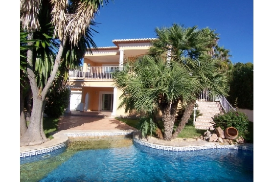 Villa in Moraira(Club Moraira) zu verkaufen, Wohnfläche 220 m², Baujahr 2000, + Fussbodenheizung, Klimaanlage, Grundstück 800 m², 4 Schlafzimmer, 3 Badezimmer, Pool, ref.: BI-MT.H-523-1