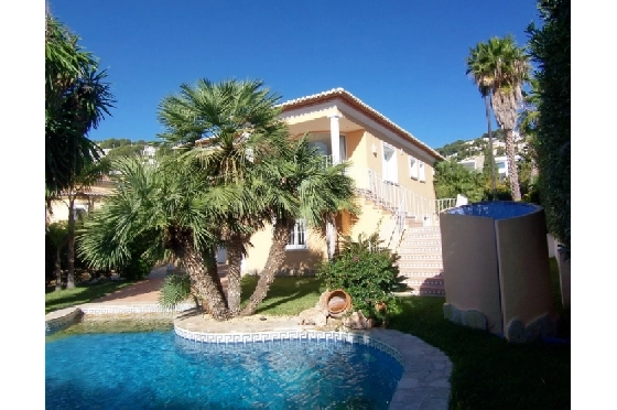 Villa in Moraira(Club Moraira) zu verkaufen, Wohnfläche 220 m², Baujahr 2000, + Fussbodenheizung, Klimaanlage, Grundstück 800 m², 4 Schlafzimmer, 3 Badezimmer, Pool, ref.: BI-MT.H-523-8