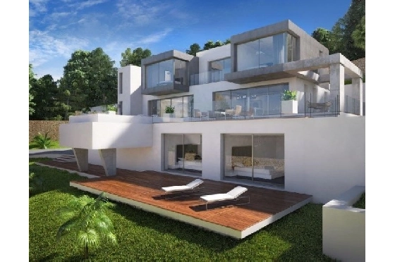 Villa in Calpe(La Empedrola) zu verkaufen, Wohnfläche 592 m², Baujahr 2016, + Fussbodenheizung, Klimaanlage, Grundstück 2010 m², 5 Schlafzimmer, 6 Badezimmer, Pool, ref.: BI-CA.H-343-1