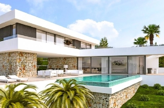 Villa in Javea(Tosalet 5) zu verkaufen, Wohnfläche 372 m², Baujahr 2015, Klimaanlage, Grundstück 1000 m², 3 Schlafzimmer, 2 Badezimmer, Pool, ref.: BI-JA.H-100-1