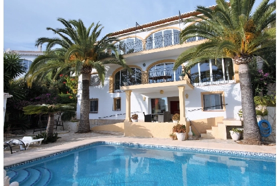 Villa in Javea(Benidos) zu verkaufen, Wohnfläche 490 m², Baujahr 1998, Zustand gepflegt, + Zentralheizung, Klimaanlage, Grundstück 950 m², 7 Schlafzimmer, 6 Badezimmer, Pool, ref.: ER-5017-MJ-1