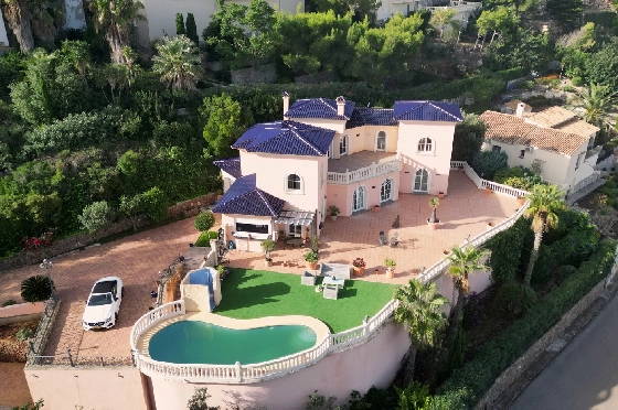 Villa in Denia-La Sella zu verkaufen, Wohnfläche 425 m², Baujahr 2006, Zustand neuwertig, + Fussbodenheizung, Klimaanlage, Grundstück 1300 m², 5 Schlafzimmer, 4 Badezimmer, Pool, ref.: MJ-0618-3