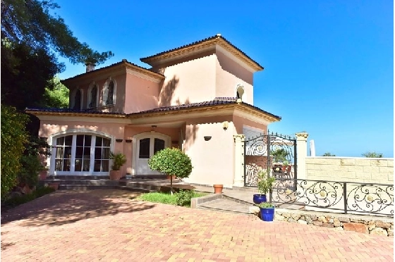 Villa in Denia-La Sella zu verkaufen, Wohnfläche 425 m², Baujahr 2006, Zustand neuwertig, + Fussbodenheizung, Klimaanlage, Grundstück 1300 m², 5 Schlafzimmer, 4 Badezimmer, Pool, ref.: MJ-0618-32