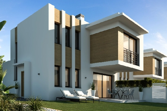 Villa in Denia zu verkaufen, Wohnfläche 172 m², Baujahr 2019, Zustand Erstbezug, Grundstück 390 m², 3 Schlafzimmer, 3 Badezimmer, ref.: GC-1518-1