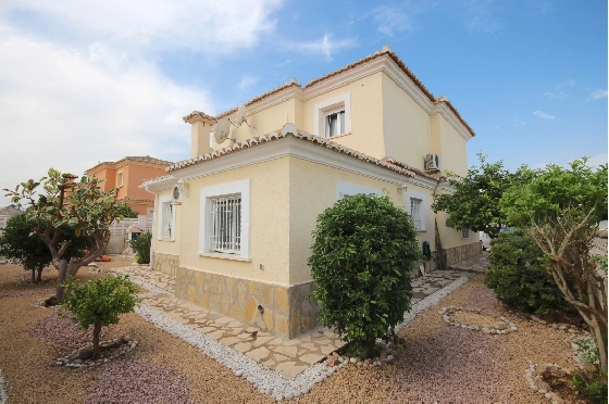 Villa in Els Poblets(Sort de la Mar) zu verkaufen, Wohnfläche 156 m², Baujahr 1998, Zustand gepflegt, + Zentralheizung, Klimaanlage, Grundstück 460 m², 3 Schlafzimmer, 2 Badezimmer, Pool, ref.: AS-1718-19