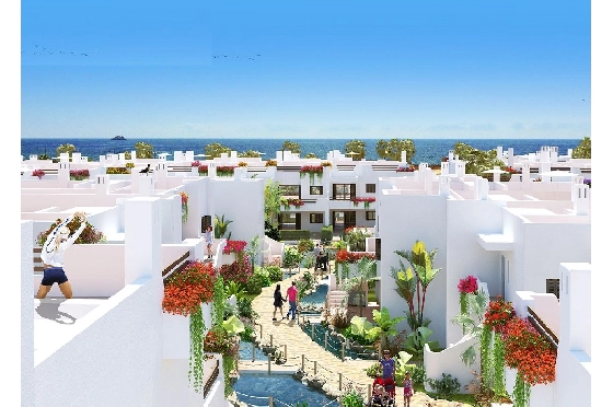 Erdgeschoss Apartment in San Juan de los Terreros zu verkaufen, Wohnfläche 122 m², Zustand Erstbezug, Klimaanlage, 3 Schlafzimmer, 2 Badezimmer, Pool, ref.: HA-STN-135-A03-3