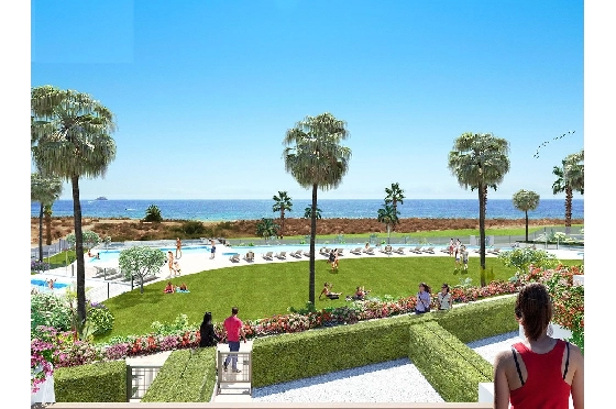 Erdgeschoss Apartment in San Juan de los Terreros zu verkaufen, Wohnfläche 122 m², Zustand Erstbezug, Klimaanlage, 3 Schlafzimmer, 2 Badezimmer, Pool, ref.: HA-STN-135-A03-8