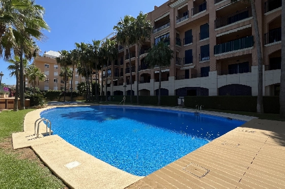 Apartment in Denia(Centro) zur Ferienvermietung, Wohnfläche 84 m², Zustand gepflegt, + KLIMA, Klimaanlage, 1 Schlafzimmer, 2 Badezimmer, Pool, ref.: T-1318-5