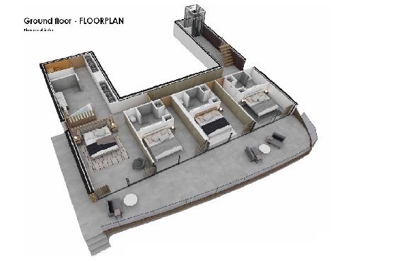 Villa in Altea(Paradiso) zu verkaufen, Wohnfläche 330 m², Baujahr 2018, Klimaanlage, Grundstück 1000 m², 4 Schlafzimmer, 4 Badezimmer, Pool, ref.: CA-H-1070-AMB-14