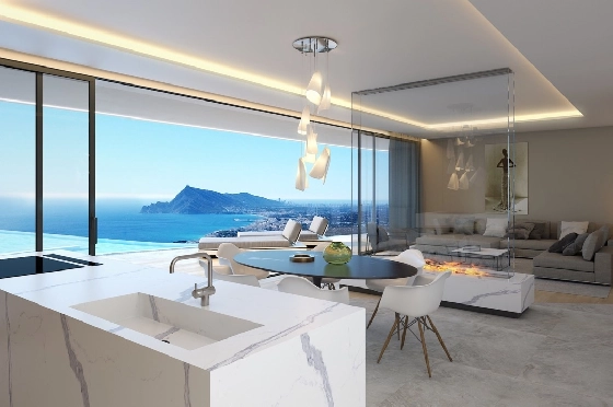 Villa in Altea zu verkaufen, Wohnfläche 400 m², Baujahr 2018, Klimaanlage, Grundstück 1000 m², 4 Schlafzimmer, 4 Badezimmer, Pool, ref.: CA-H-1071-AMB-10