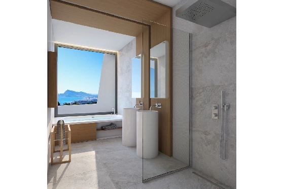 Villa in Altea zu verkaufen, Wohnfläche 400 m², Baujahr 2018, Klimaanlage, Grundstück 1000 m², 4 Schlafzimmer, 4 Badezimmer, Pool, ref.: CA-H-1071-AMB-13