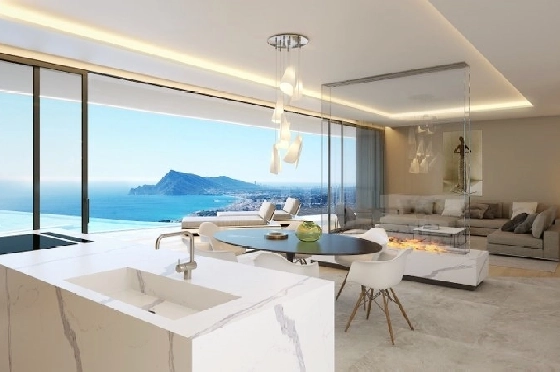 Villa in Altea zu verkaufen, Wohnfläche 400 m², Baujahr 2018, Klimaanlage, Grundstück 1000 m², 4 Schlafzimmer, 4 Badezimmer, Pool, ref.: CA-H-1071-AMB-14