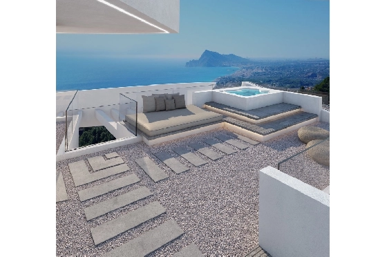 Villa in Altea zu verkaufen, Wohnfläche 400 m², Baujahr 2018, Klimaanlage, Grundstück 1000 m², 4 Schlafzimmer, 4 Badezimmer, Pool, ref.: CA-H-1071-AMB-16