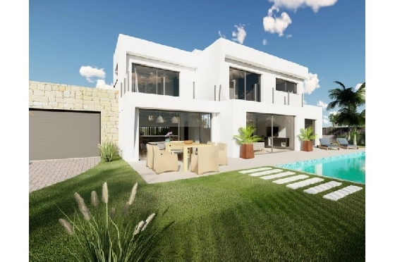 Villa in Calpe(Buenavista) zu verkaufen, Wohnfläche 220 m², Baujahr 2019, Klimaanlage, Grundstück 850 m², 4 Schlafzimmer, 3 Badezimmer, Pool, ref.: BI-CA.H-413-17