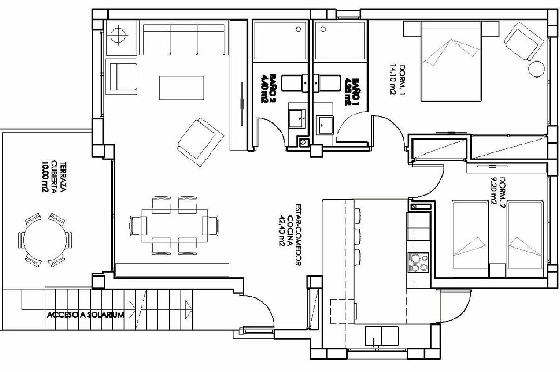 Penthouse Apartment in San Miguel de Salinas zu verkaufen, Wohnfläche 169 m², Zustand Erstbezug, 3 Schlafzimmer, 2 Badezimmer, Pool, ref.: HA-SMN-205-A02-3