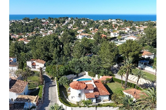 Villa in Denia(Don Quijote I) zu verkaufen, Wohnfläche 154 m², Baujahr 1983, Zustand gepflegt, + Zentralheizung, Klimaanlage, Grundstück 918 m², 3 Schlafzimmer, 2 Badezimmer, Pool, ref.: SC-T1121-2