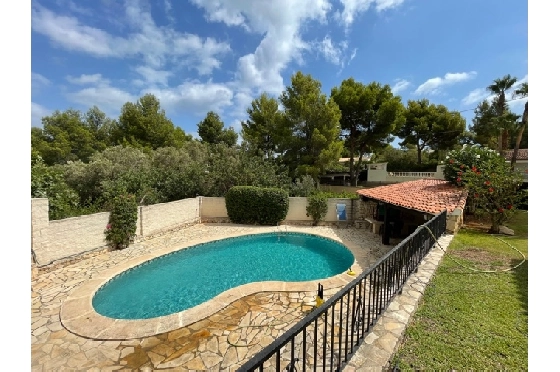 Villa in Denia(Don Quijote I) zu verkaufen, Wohnfläche 154 m², Baujahr 1983, Zustand gepflegt, + Zentralheizung, Klimaanlage, Grundstück 918 m², 3 Schlafzimmer, 2 Badezimmer, Pool, ref.: SC-T1121-22