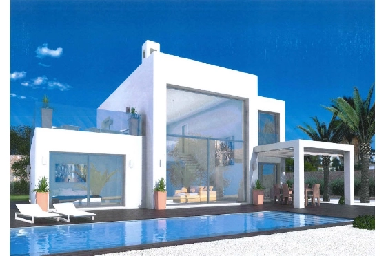 Villa in Javea(Puerta Fenicia) zu verkaufen, Wohnfläche 200 m², Klimaanlage, Grundstück 1000 m², 4 Schlafzimmer, 3 Badezimmer, ref.: BP-2059JAV-7