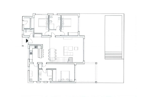 Villa in Javea(Puerta Fenicia) zu verkaufen, Wohnfläche 200 m², Klimaanlage, Grundstück 1000 m², 4 Schlafzimmer, 3 Badezimmer, ref.: BP-2059JAV-8