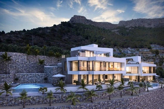 Villa in Calpe zu verkaufen, Wohnfläche 410 m², Klimaanlage, Grundstück 820 m², 4 Schlafzimmer, 5 Badezimmer, ref.: BP-3061CAL-3