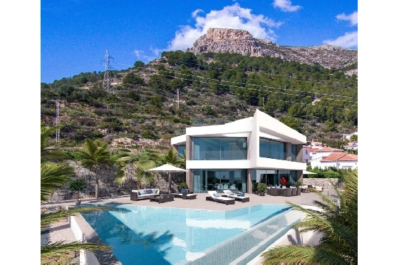 Villa in Calpe zu verkaufen, Wohnfläche 410 m², Klimaanlage, Grundstück 820 m², 4 Schlafzimmer, 5 Badezimmer, ref.: BP-3061CAL-4