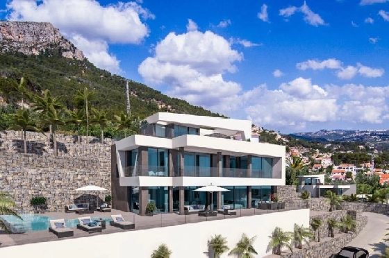 Villa in Calpe zu verkaufen, Wohnfläche 410 m², Klimaanlage, Grundstück 820 m², 4 Schlafzimmer, 5 Badezimmer, ref.: BP-3061CAL-5