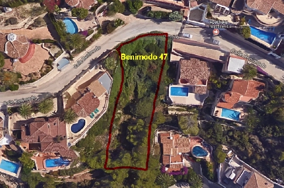 Wohngrundstück in Moraira(Benimeit) zu verkaufen, Grundstück 800 m², ref.: BP-3101MOR-2