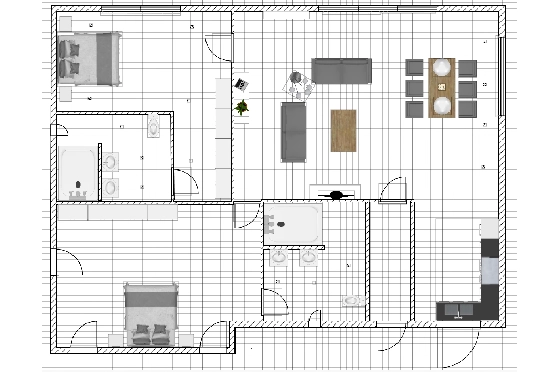 Villa in Javea(Valls) zu verkaufen, Wohnfläche 125 m², Klimaanlage, Grundstück 1000 m², 2 Schlafzimmer, 2 Badezimmer, ref.: BP-3127JAV-7