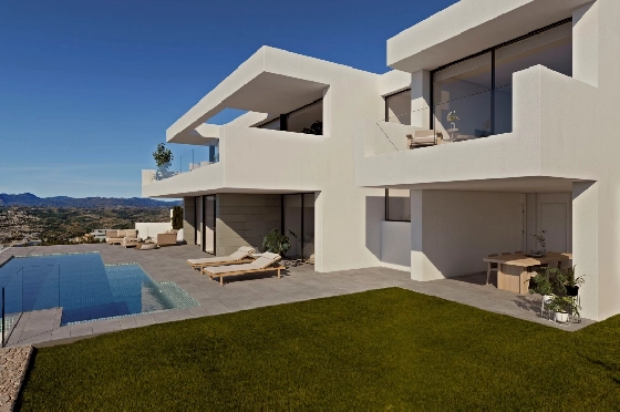 Villa in Cumbre del Sol(Residencial Plus Jazmines) zu verkaufen, Wohnfläche 242 m², Grundstück 1158 m², 3 Schlafzimmer, 5 Badezimmer, Pool, ref.: VA-AJ244-3