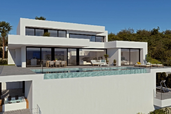 Villa in Cumbre del Sol(Residencial Plus Jazmines) zu verkaufen, Wohnfläche 277 m², Grundstück 1087 m², 4 Schlafzimmer, 5 Badezimmer, Pool, ref.: VA-AJ021-1