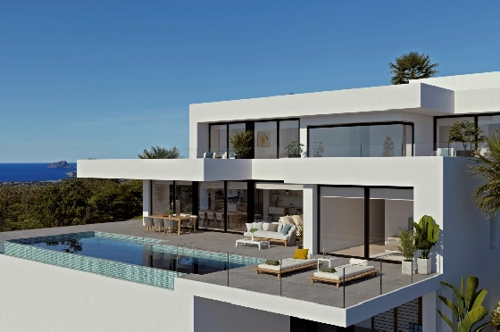 Villa in Cumbre del Sol(Residencial Plus Jazmines) zu verkaufen, Wohnfläche 277 m², Grundstück 1087 m², 4 Schlafzimmer, 5 Badezimmer, Pool, ref.: VA-AJ021-2