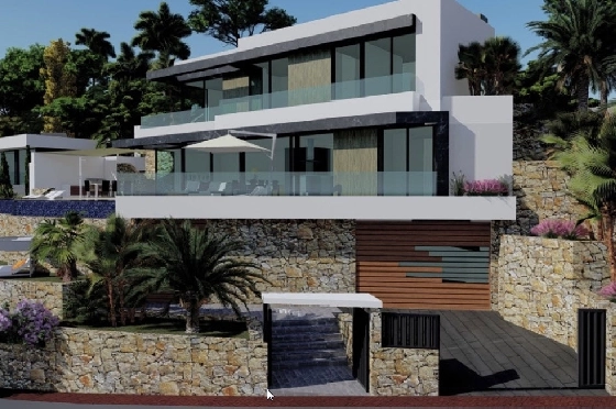 Villa in Calpe(Maryvilla) zu verkaufen, Wohnfläche 349 m², Klimaanlage, Grundstück 630 m², 4 Schlafzimmer, 4 Badezimmer, ref.: BP-3231CAL-6