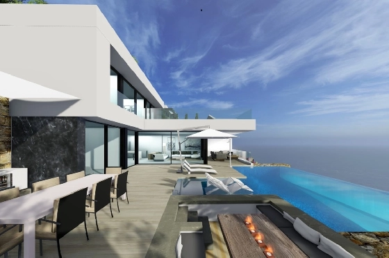 Villa in Calpe(Maryvilla) zu verkaufen, Wohnfläche 440 m², Klimaanlage, Grundstück 637 m², 4 Schlafzimmer, 6 Badezimmer, ref.: BP-3230CAL-1