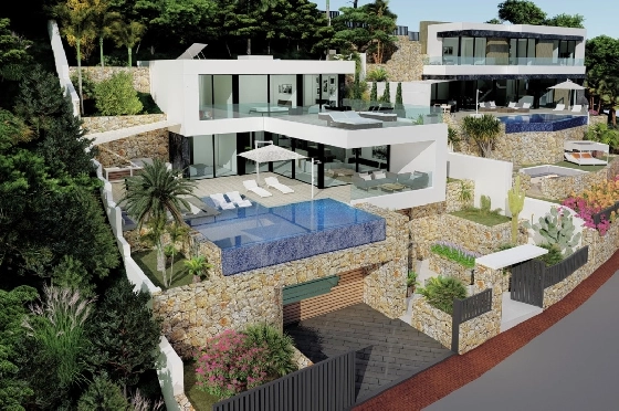 Villa in Calpe(Maryvilla) zu verkaufen, Wohnfläche 440 m², Klimaanlage, Grundstück 637 m², 4 Schlafzimmer, 6 Badezimmer, ref.: BP-3230CAL-12