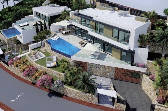 Villa in Calpe(Maryvilla) zu verkaufen, Wohnfläche 440 m², Klimaanlage, Grundstück 637 m², 4 Schlafzimmer, 6 Badezimmer, ref.: BP-3230CAL-15