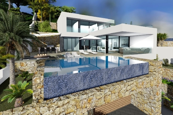 Villa in Calpe(Maryvilla) zu verkaufen, Wohnfläche 440 m², Klimaanlage, Grundstück 637 m², 4 Schlafzimmer, 6 Badezimmer, ref.: BP-3230CAL-3