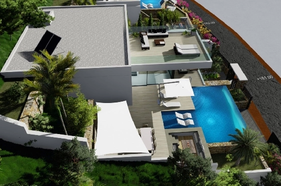 Villa in Calpe(Maryvilla) zu verkaufen, Wohnfläche 440 m², Klimaanlage, Grundstück 637 m², 4 Schlafzimmer, 6 Badezimmer, ref.: BP-3230CAL-6