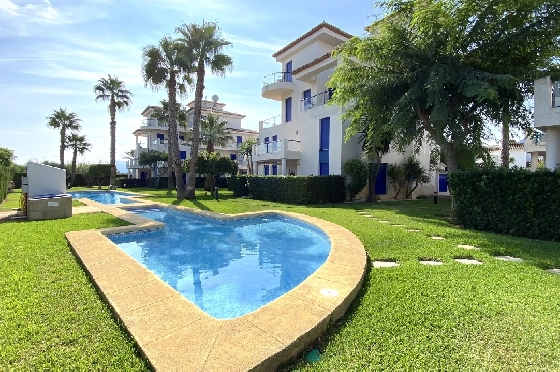 Penthouse Apartment in Denia(Deveses) zu verkaufen, Wohnfläche 84 m², Baujahr 2003, Zustand gepflegt, + Ofen, Klimaanlage, 2 Schlafzimmer, 2 Badezimmer, Pool, ref.: AS-2320-1