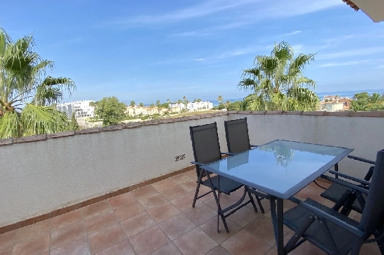 Penthouse Apartment in Denia(Deveses) zu verkaufen, Wohnfläche 84 m², Baujahr 2003, Zustand gepflegt, + Ofen, Klimaanlage, 2 Schlafzimmer, 2 Badezimmer, Pool, ref.: AS-2320-3