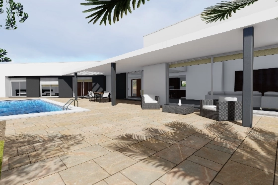 Villa in Moraira zu verkaufen, Wohnfläche 251 m², Klimaanlage, Grundstück 1030 m², 3 Schlafzimmer, 2 Badezimmer, Pool, ref.: CA-H-1351-AMB-11