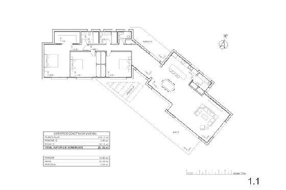 Villa in Moraira zu verkaufen, Wohnfläche 251 m², Klimaanlage, Grundstück 1030 m², 3 Schlafzimmer, 2 Badezimmer, Pool, ref.: CA-H-1351-AMB-5