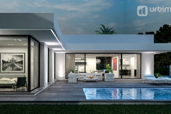 Villa in Denia zu verkaufen, Wohnfläche 213 m², Klimaanlage, Grundstück 804 m², 3 Schlafzimmer, 2 Badezimmer, Pool, ref.: UM-UV-HERMES-3