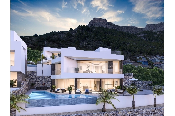 Villa in Calpe zu verkaufen, Wohnfläche 410 m², Klimaanlage, Grundstück 675 m², 4 Schlafzimmer, 4 Badezimmer, Pool, ref.: CA-H-1371-AMB-3