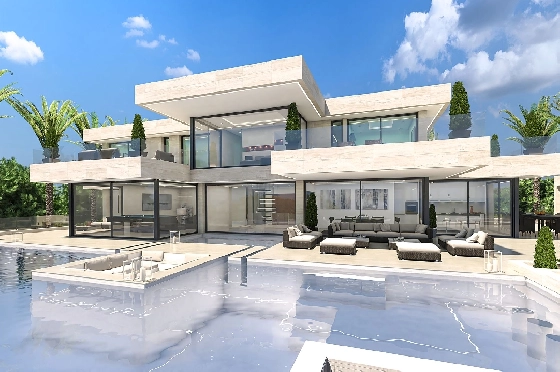 Villa in Denia zu verkaufen, Wohnfläche 671 m², Klimaanlage, Grundstück 1600 m², 5 Schlafzimmer, 6 Badezimmer, Pool, ref.: UM-UV-MASERATI-11