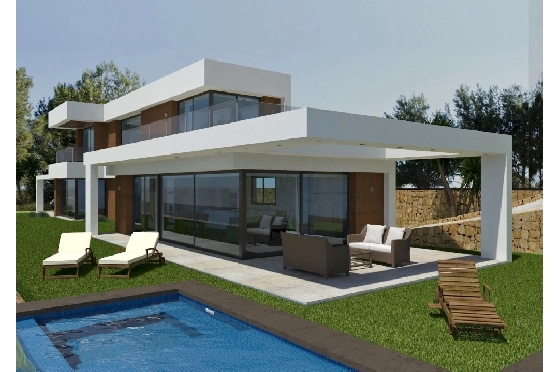 Villa in Javea(Valle del Sol) zu verkaufen, Wohnfläche 199 m², Klimaanlage, Grundstück 1276 m², 3 Schlafzimmer, 3 Badezimmer, ref.: BP-3373JAV-1