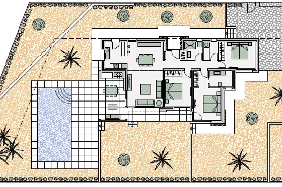 Villa in Benissa(Fanadix) zu verkaufen, Wohnfläche 261 m², Klimaanlage, Grundstück 800 m², 3 Schlafzimmer, 2 Badezimmer, ref.: BP-3377BEN-5