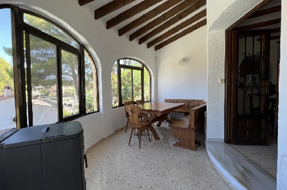 Villa in Denia zur Ferienvermietung, Wohnfläche 140 m², Baujahr 1990, Zustand gepflegt, + KLIMA, Klimaanlage, Grundstück 800 m², 3 Schlafzimmer, 3 Badezimmer, Pool, ref.: T-0423-7