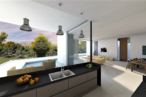 Villa in Altea(Altea La Vella) zu verkaufen, Wohnfläche 389 m², Klimaanlage, Grundstück 1170 m², 4 Schlafzimmer, 3 Badezimmer, ref.: BP-6084ALT-6